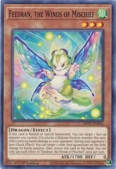 Feedran, the Winds of Mischief - MP21-EN034 - C 1st Edition