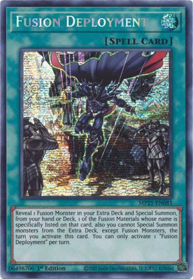 Fusion Deployment - MP21-EN081 - Prismatic Secret Rare 1st Edition