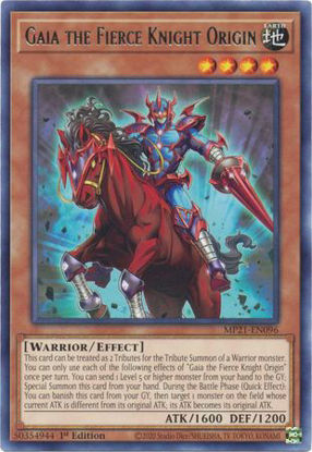 Gaia the Fierce Knight Origin - MP21-EN096 - R 1st Edition