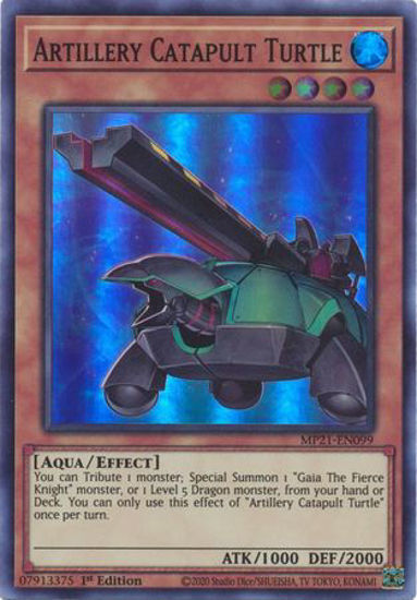 Artillery Catapult Turtle - MP21-EN099 - SR 1st Edition