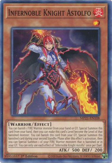 Infernoble Knight Astolfo - MP21-EN108 - C 1st Edition