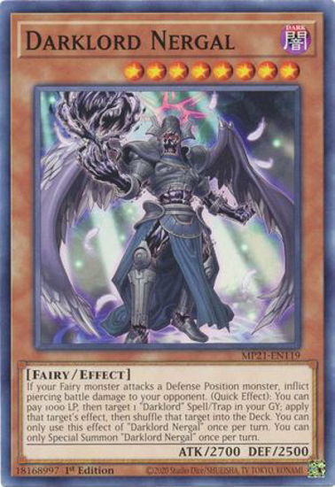 Darklord Nergal - MP21-EN119 - C 1st Edition