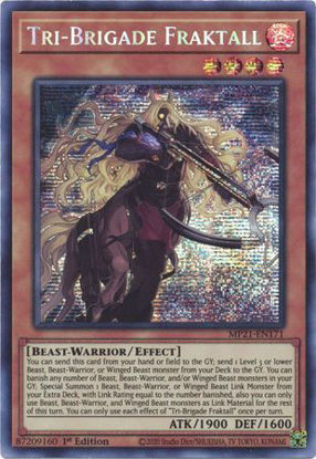 Tri-Brigade Fraktall - MP21-EN171 - Prismatic Secret Rare 1st Edition