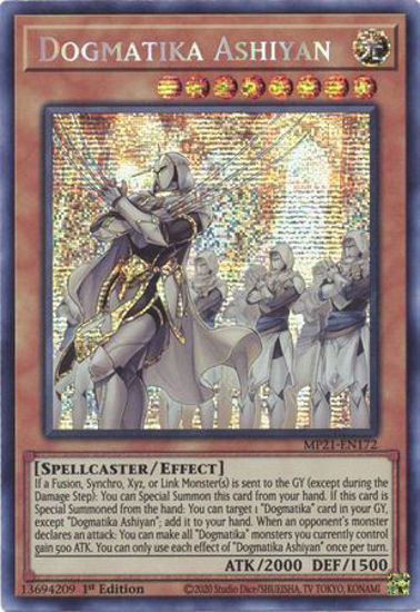 Dogmatika Ashiyan - MP21-EN172 - Prismatic Secret Rare 1st Edition