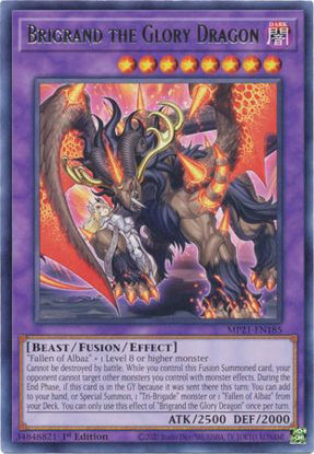 Brigrand the Glory Dragon - MP21-EN185 - R 1st Edition