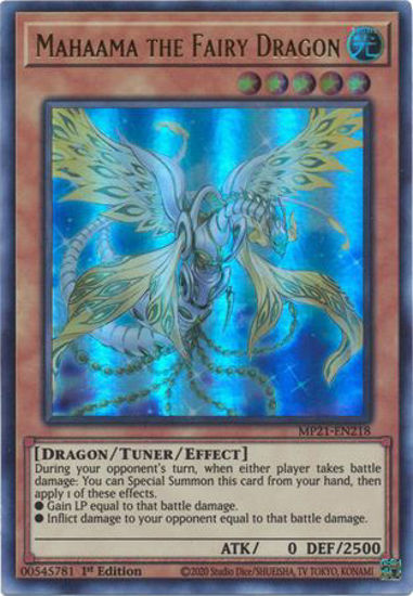 Mahaama the Fairy Dragon - MP21-EN218 - UR 1st Edition