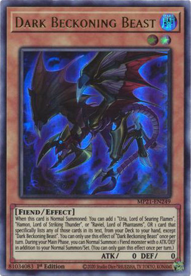 Dark Beckoning Beast - MP21-EN249 - UR 1st Edition