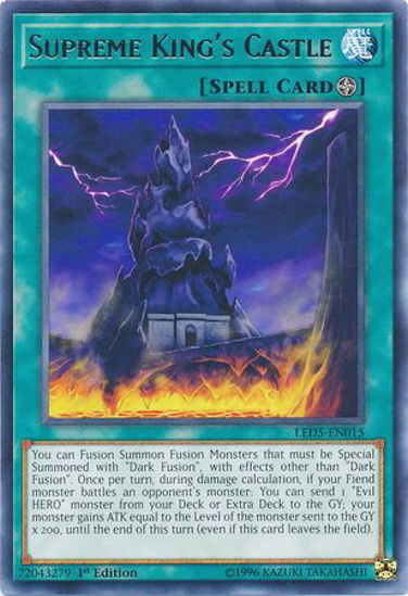 Supreme King's Castle - LED5-EN015 - Rare 1st Edition