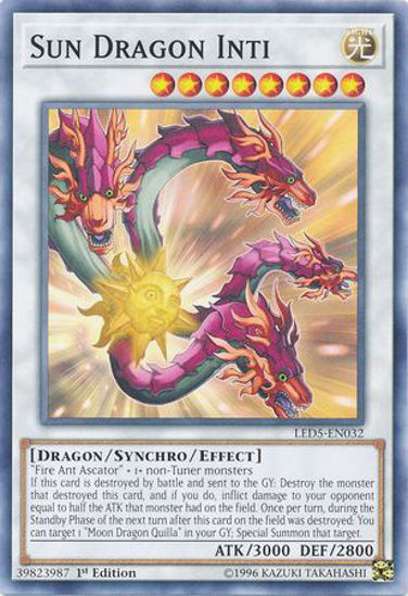 Sun Dragon Inti - LED5-EN032 - Common 1st Edition