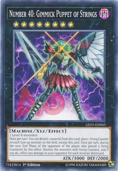 Number 40: Gimmick Puppet of Strings - LED5-EN043 - Common 1st Edition