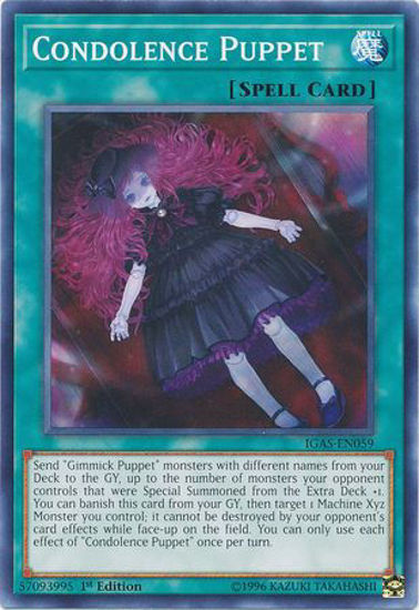 Condolence Puppet - IGAS-EN059 - Common 1st Edition