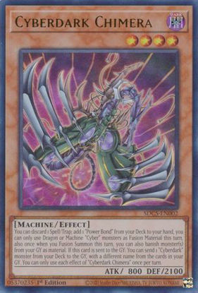 Cyberdark Chimera - SDCS-EN002 - Ultra Rare 1st Edition