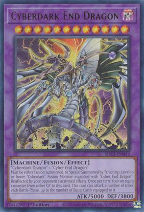 Cyberdark End Dragon - SDCS-EN044 - Ultra Rare 1st Edition