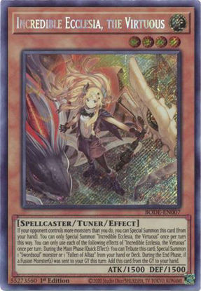 Incredible Ecclesia, the Virtuous - BODE-EN007 - Secret Rare 1st Edition