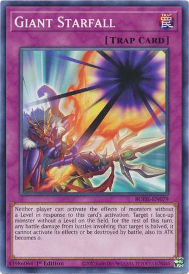 Giant Starfall - BODE-EN079 - Common 1st Edition