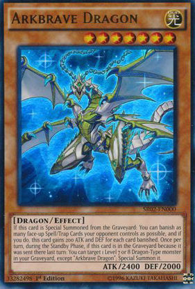 Arkbrave Dragon - SR02-EN000 - Ultra Rare 1st Edition