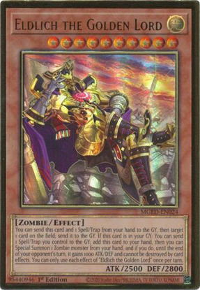 Eldlich the Golden Lord - MGED-EN024 - Premium Gold Rare 1st Edition