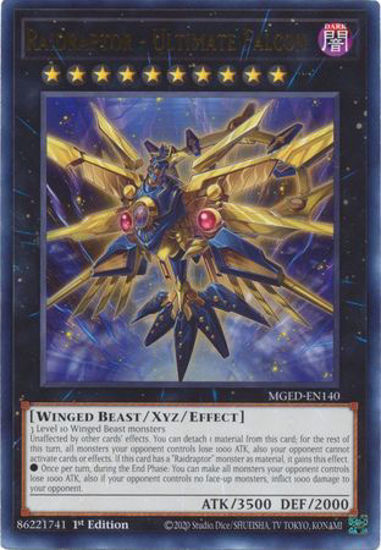 Raidraptor - Ultimate Falcon - MGED-EN140 - Rare 1st Edition