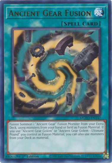 Ancient Gear Fusion - MGED-EN147 - Rare 1st Edition