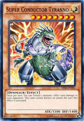 Super Conductor Tyranno - SR04-EN005 - Common Unlimited