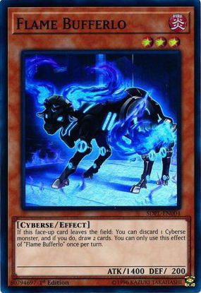 Flame Bufferlo - SDPL-EN004 - Super Rare 1st Edition