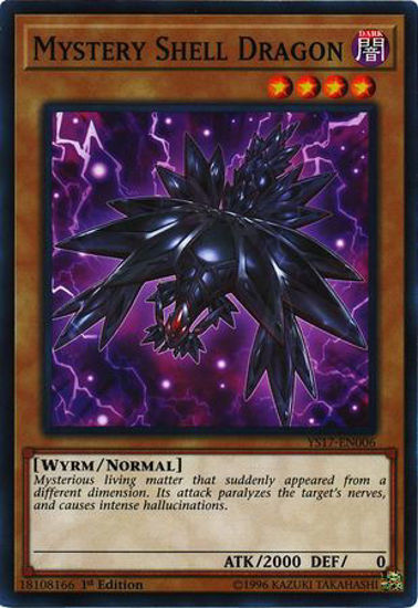 Mystery Shell Dragon - YS17-EN006 - Common 1st Edition