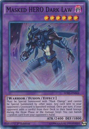 Masked HERO Dark Law - SDHS-EN044 - Super Rare Unlimited