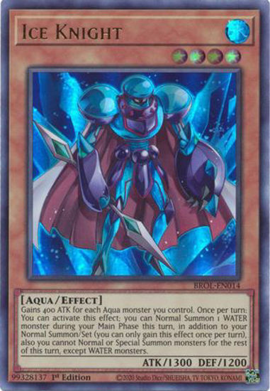 Ice Knight - BROL-EN014 - Ultra Rare 1st Edition