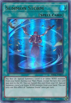 Summon Storm - BROL-EN015 - Ultra Rare 1st Edition