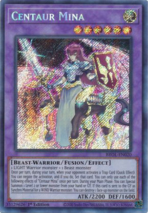 Centaur Mina - BROL-EN020 - Secret Rare 1st Edition