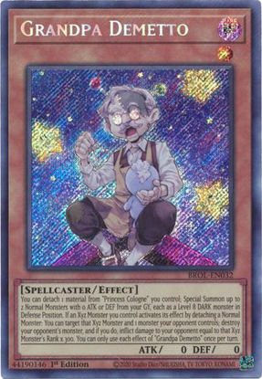 Grandpa Demetto - BROL-EN032 - Secret Rare 1st Edition