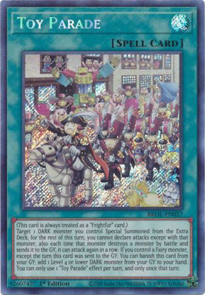 Toy Parade - BROL-EN037 - Secret Rare 1st Edition