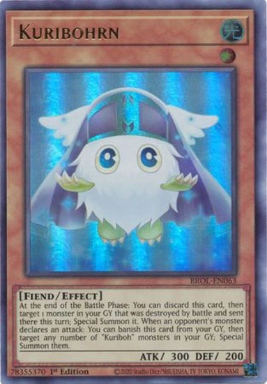 Kuribohrn - BROL-EN063 - Ultra Rare 1st Edition