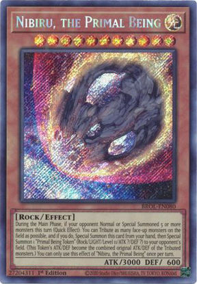 Nibiru, the Primal Being - BROL-EN080 - Secret Rare 1st Edition