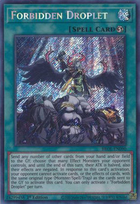 Forbidden Droplet - BROL-EN090 - Secret Rare 1st Edition