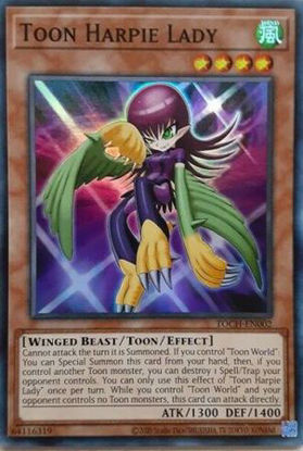 Toon Harpie Lady - TOCH-EN002 - Super Rare Unlimited