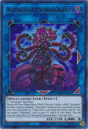 Altergeist Primebanshee - CIBR-EN047 - Ultra Rare 1st Edition