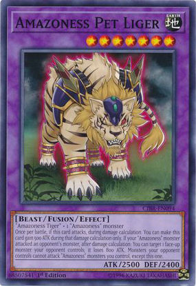 Amazoness Pet Liger - CIBR-EN094 - Common 1st Edition