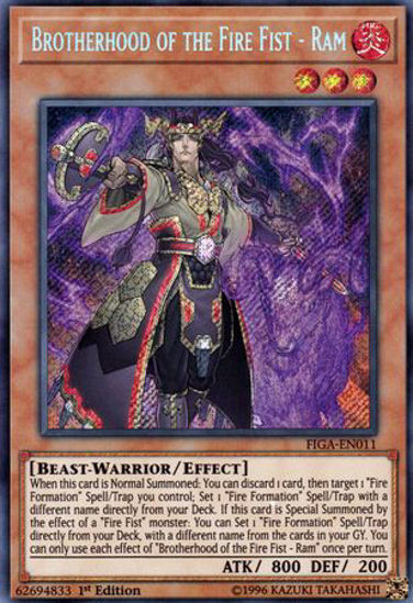 Brotherhood of the Fire Fist - Ram - FIGA-EN011 - Secret Rare 1st Edition