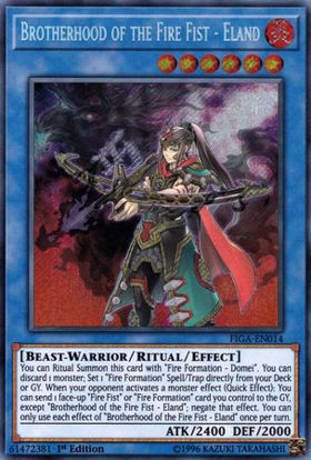 Brotherhood of the Fire Fist - Eland - FIGA-EN014 - Secret Rare 1st Edition