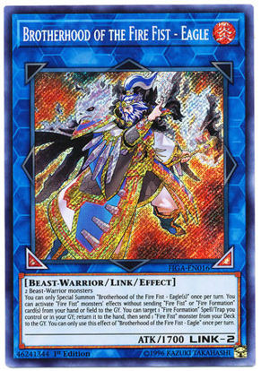 Brotherhood of the Fire Fist - Eagle - FIGA-EN016 - Secret Rare 1st Edition