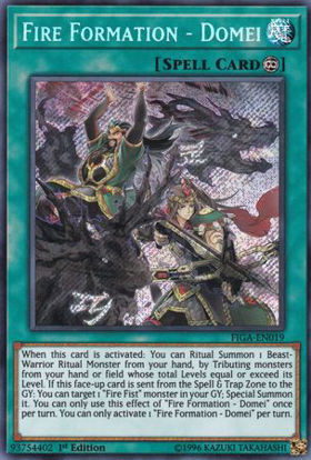 Fire Formation - Domei - FIGA-EN019 - Secret Rare 1st Edition