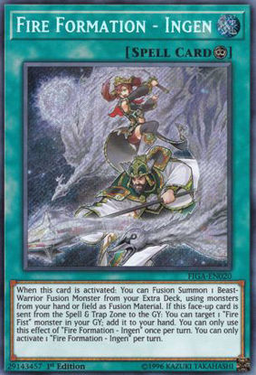 Fire Formation - Ingen - FIGA-EN020 - Secret Rare 1st Edition