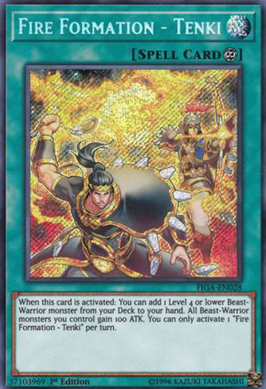 Fire Formation - Tenki - FIGA-EN028 - Secret Rare 1st Edition