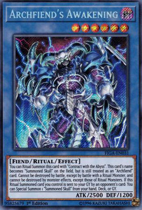 Archfiend's Awakening - FIGA-EN031 - Secret Rare 1st Edition