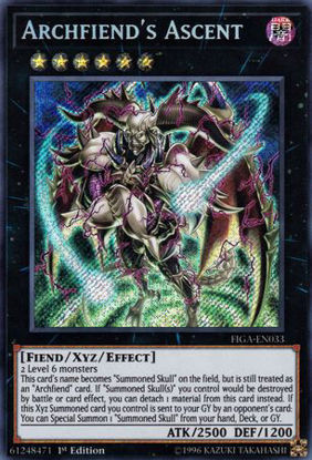 Archfiend's Ascent - FIGA-EN033 - Secret Rare 1st Edition