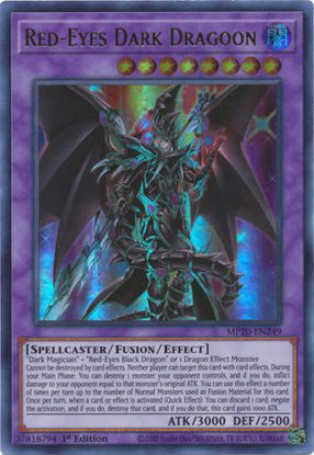 Red-Eyes Dark Dragoon - MP20-EN249 - Ultra Rare 1st Edition