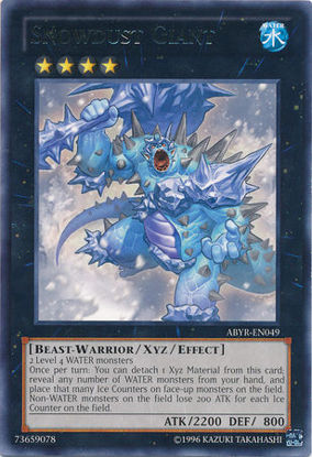 Snowdust Giant - ABYR-EN049 - Rare 1st Edition