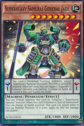 Superheavy Samurai General Jade - BOSH-EN010 - Common 1st Edition