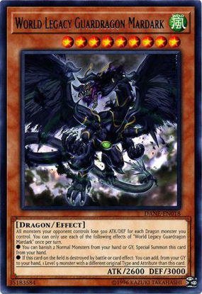 World Legacy Guardragon Mardark - DANE-EN018 - Rare 1st Edition